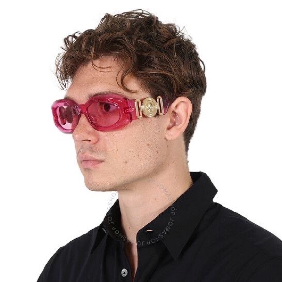 NEW VERSACE PINK SUNGLASSES - Picture 3 of 6